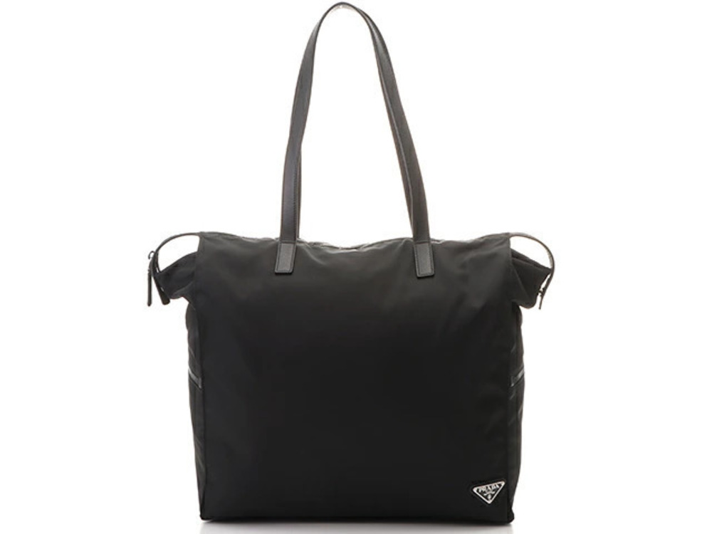 Prada Tote Tessuto Saffiano bag black